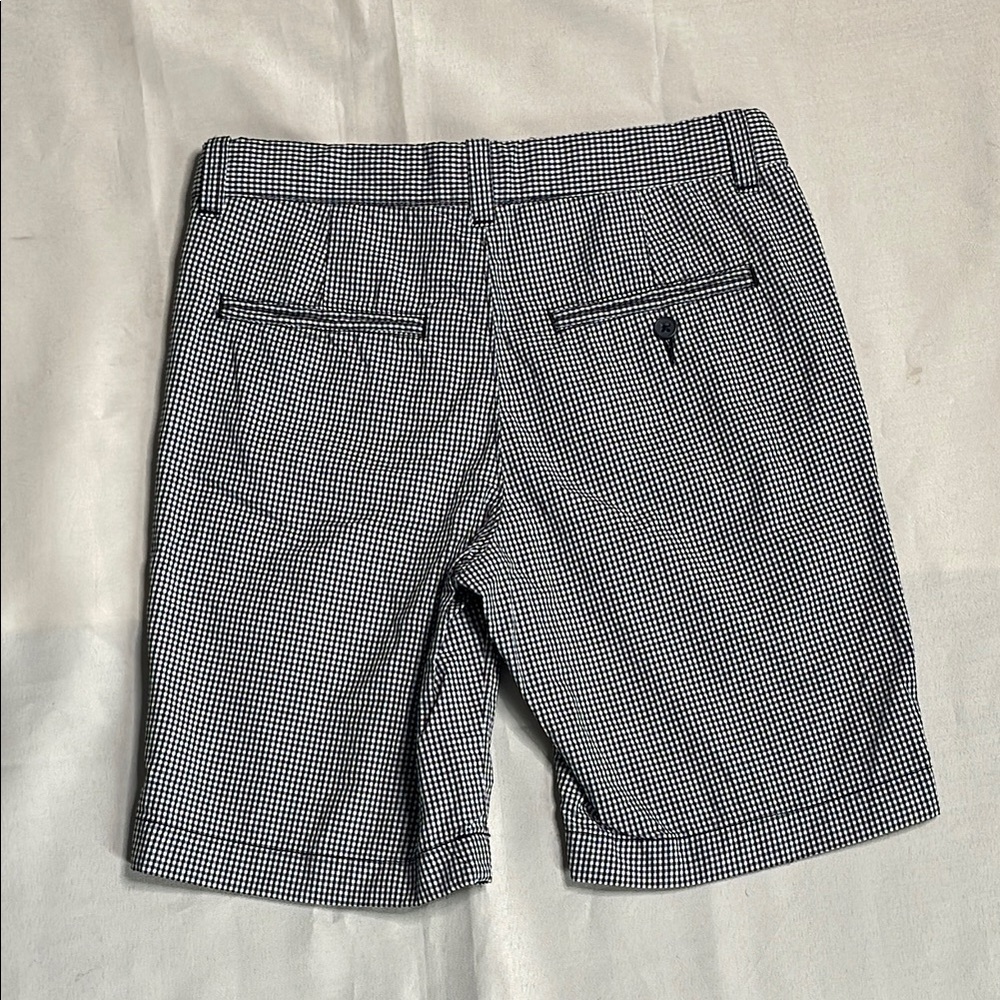 CREWCUTS Black and White Checkered Shorts - Picture 7 of 7